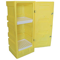 Polyethylene Storage Cabinet 70L Capacity HxWxD mm 1650x570x650