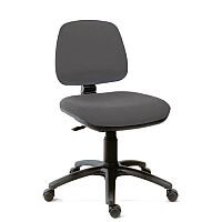 Ergoblaster Medium Back Fabric Upholstered Typist Office Chair Charcoal Ergoblaster Medium Back Fabric Upholstered Typist Office Chair Charcoal