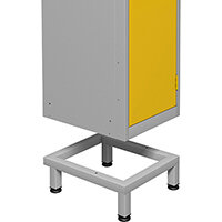 Probe Locker Stand Adjustable Levelling Feet H150mm Silver For 701818 Locker 7 Year Warranty