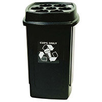 Disposable Cup Bin Charcoal Single Pack