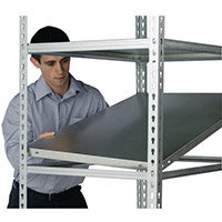Additional Galvanised Shelf For The Standard Duty Galvanised Boltless Shelving Unit- Shelf Dimensions WxDmm 1200x600 (Shelf Only)