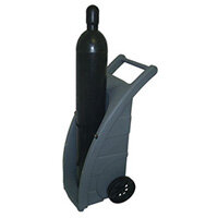 Polyethylene Cylinder Truck For 1 Cylinder With Pneumatic Wheels Capacity 114Kg Polyethylene Cylinder Truck For 1 Cylinder With Pneumatic Wheels Capacity 114Kg