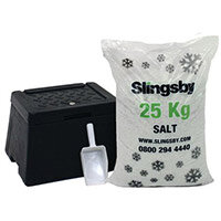 30L Lockable Mini Salt And Grit Bin Kit