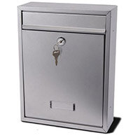 Trent Modular Post Box Silver