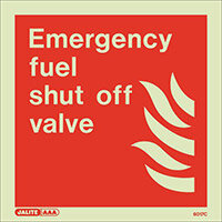 Photoluminescent Fire Fighting Equipment Notices Emergency Fuel Shut Off Valve HxW 150x150mm Photoluminescent Fire Fighting Equipment Notices Emergency Fuel Shut Off Valve HxW 150x150mm