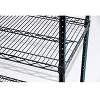 Black Anodised Wire Shelving Extra Shelf 1220mm Wide