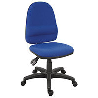 Ergotwin Lumbar Support High Back Ergonomic Posture Task Operator Office Chair Blue - Weight Tolerance:150kg Ergotwin Lumbar Support High Back Ergonomic Posture Task Operator Office Chair Blue - Weight Tolerance:150kg