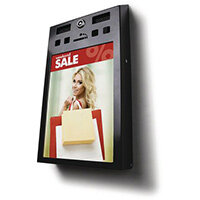 Wall Mount Advertising Cigarette Bin Outdoor Advert Ashtray