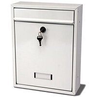 Large Modular Post Box White