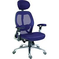 Cobham Contemporary Mesh Back Executive Office Chair Blue Cobham Contemporary Mesh Back Executive Office Chair Blue