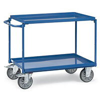 Steel Workshop Carts 2 Shelves