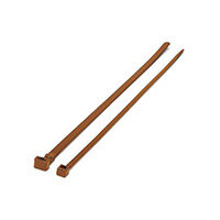 Standard Coloured Nylon Cable Ties Brown LxW 370x4.8mm