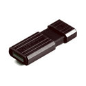 Verbatim PinStripe Drive 64GB Retractable USB 2.0 Memory Stick Black Verbatim PinStripe Drive 64GB Retractable USB 2.0 Memory Stick Black
