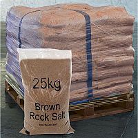 Winter Dry Brown Rock Salt 25Kg Pallet of 40 383578