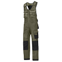 Snickers 0312 Craftsmen One-piece Trousers DuraTwill Olive Green/Black Snickers 0312 Craftsmen One-piece Trousers DuraTwill Olive Green/Black