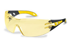 Amber / Yellow Lens Safety Glasses